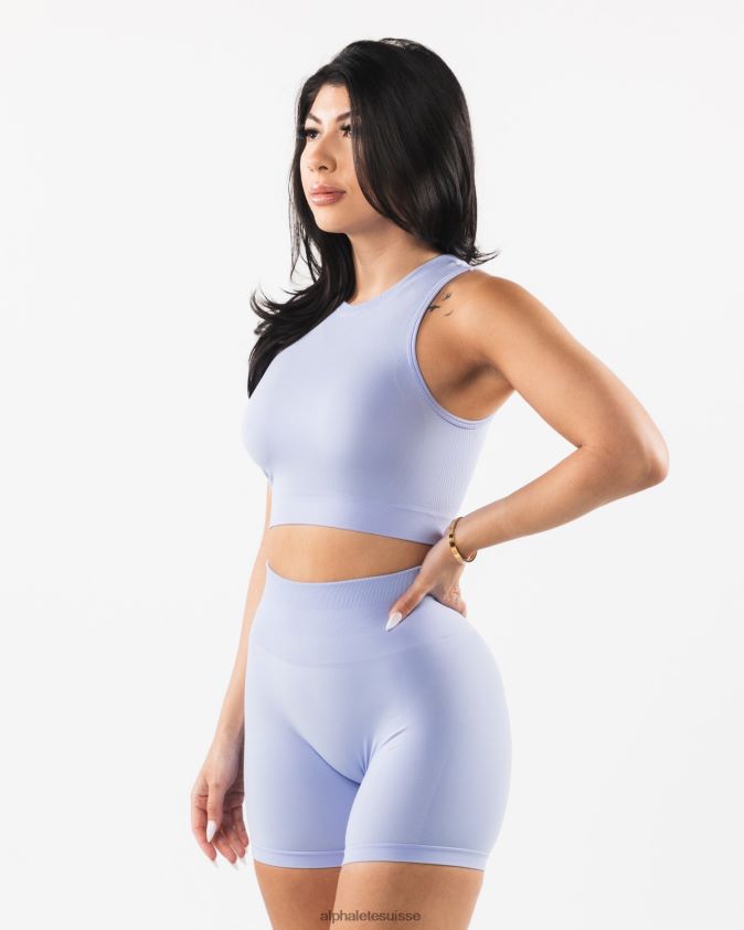 femmes vêtements 46FZDN167 Alphalete réservoir de récolte stratus bleu mystique