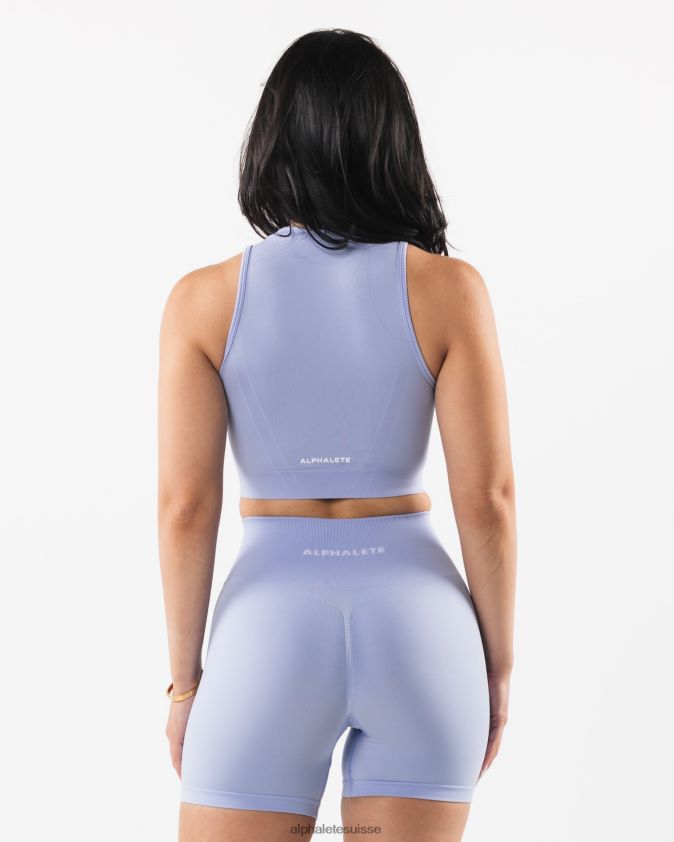 femmes vêtements 46FZDN167 Alphalete réservoir de récolte stratus bleu mystique
