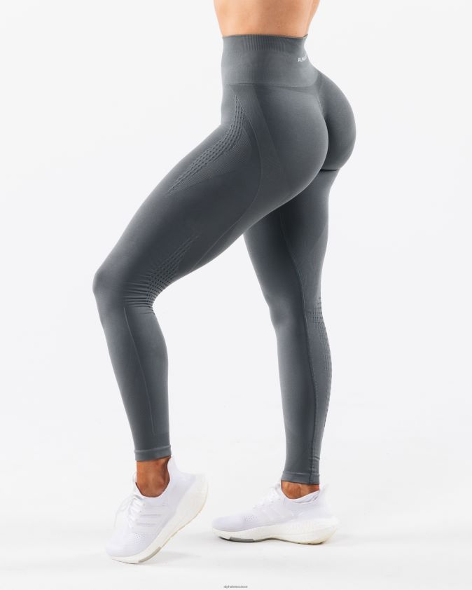 femmes vêtements 46FZDN370 Alphalete amplifier le legging contour gris gratte-ciel