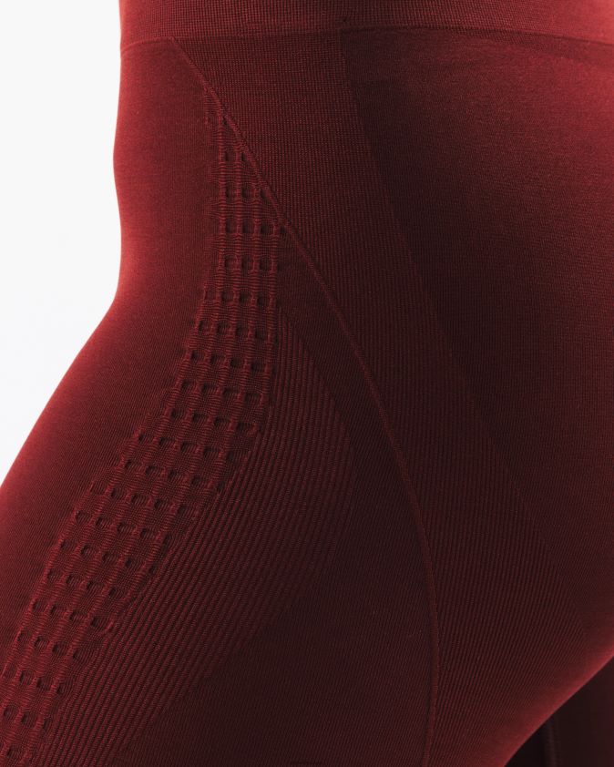 femmes vêtements 46FZDN373 Alphalete amplifier le legging contour nouveau rouge bordeaux