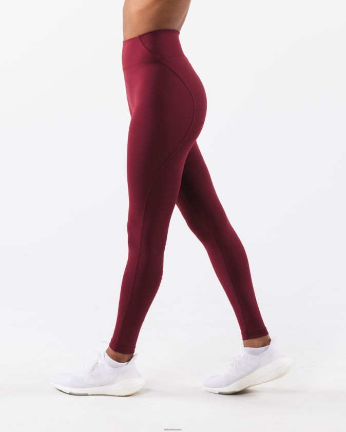 femmes vêtements 46FZDN375 Alphalete legging aura rouge cranberry
