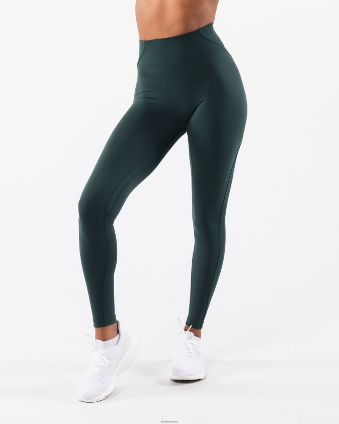 femmes vêtements 46FZDN378 Alphalete legging aura vert cyprès