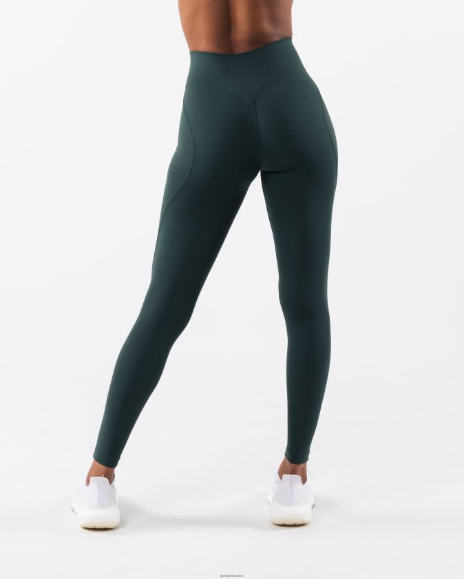 femmes vêtements 46FZDN378 Alphalete legging aura vert cyprès