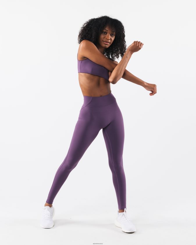 femmes vêtements 46FZDN381 Alphalete legging aura aster violet