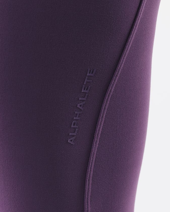 femmes vêtements 46FZDN382 Alphalete pantalon évasé aura aster violet