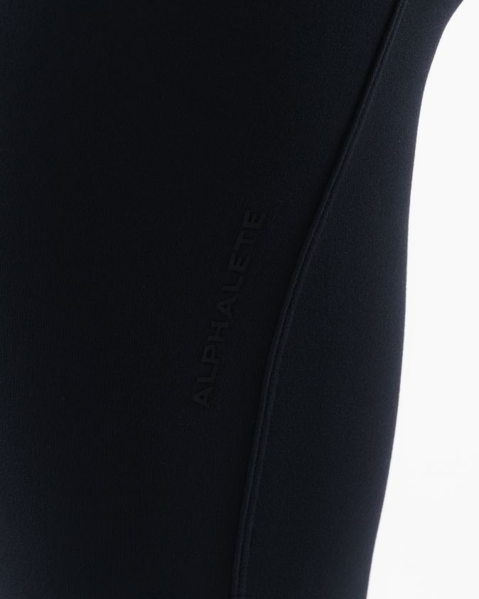femmes vêtements 46FZDN387 Alphalete pantalon évasé aura noir