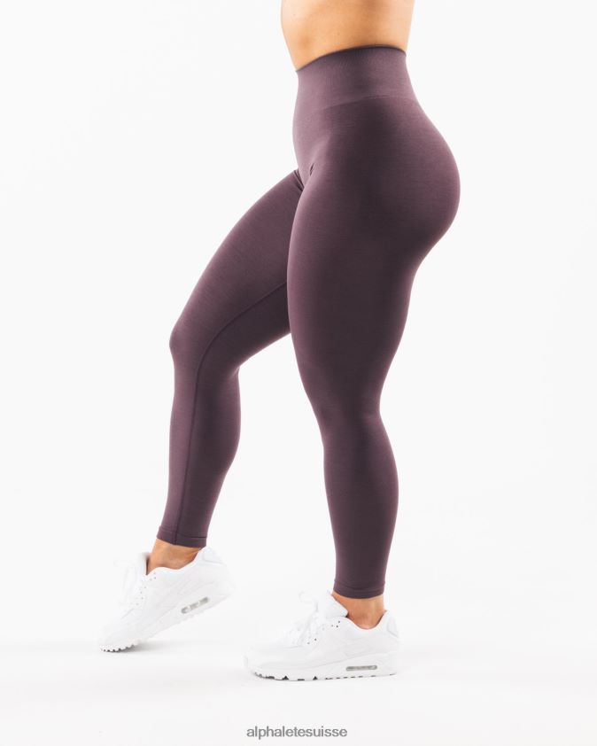 femmes vêtements 46FZDN391 Alphalete amplifier le legging colombe violette