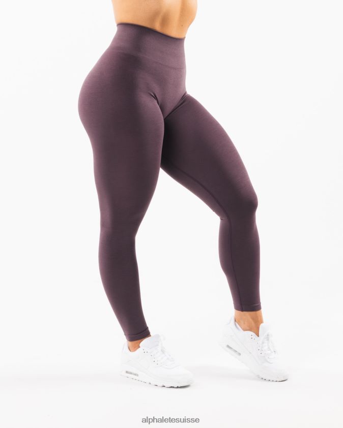 femmes vêtements 46FZDN391 Alphalete amplifier le legging colombe violette