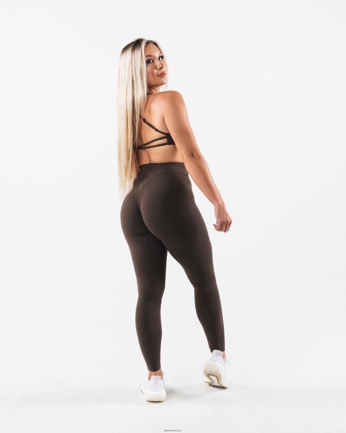 femmes vêtements 46FZDN399 Alphalete legging aura cachemire marron