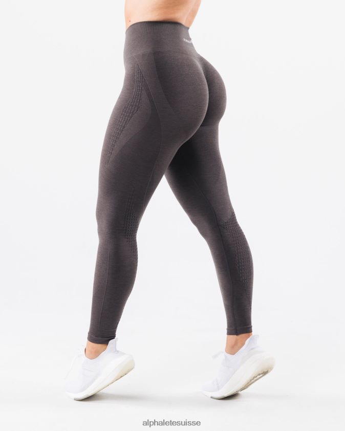 femmes vêtements 46FZDN406 Alphalete amplifier le legging contour gris étain