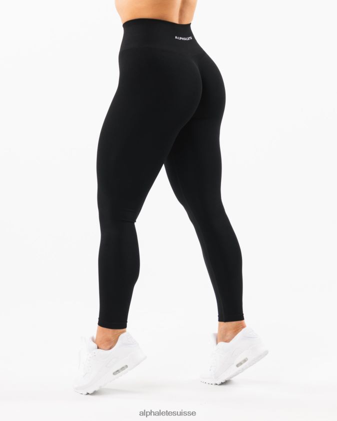femmes vêtements 46FZDN414 Alphalete amplifier le legging noir