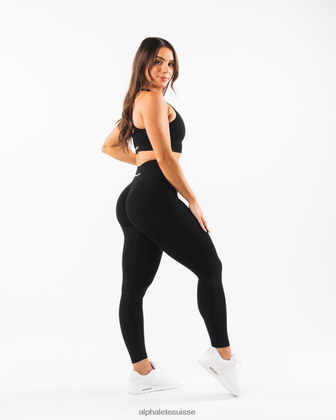 femmes vêtements 46FZDN414 Alphalete amplifier le legging noir