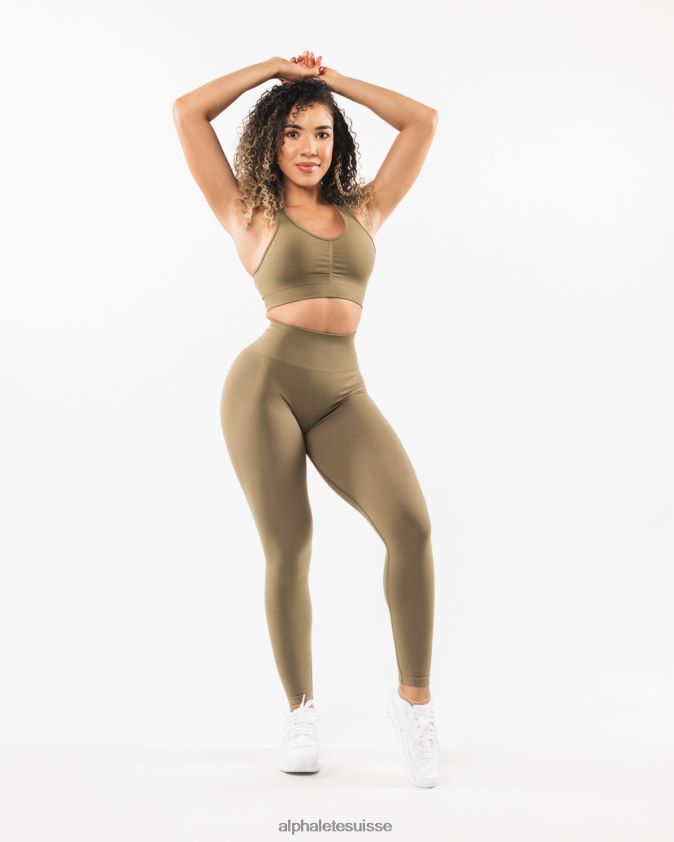 femmes vêtements 46FZDN428 Alphalete amplifier le legging saule vert