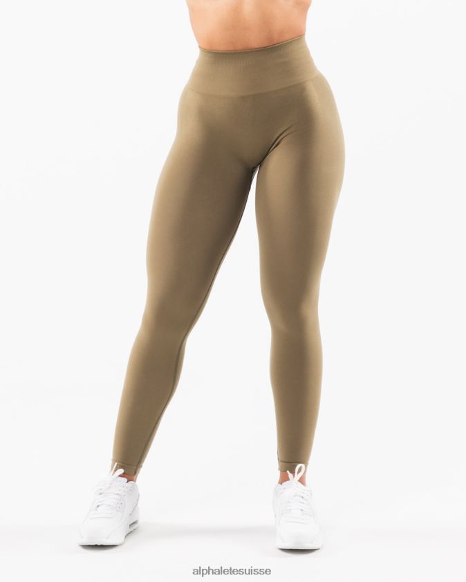 femmes vêtements 46FZDN428 Alphalete amplifier le legging saule vert