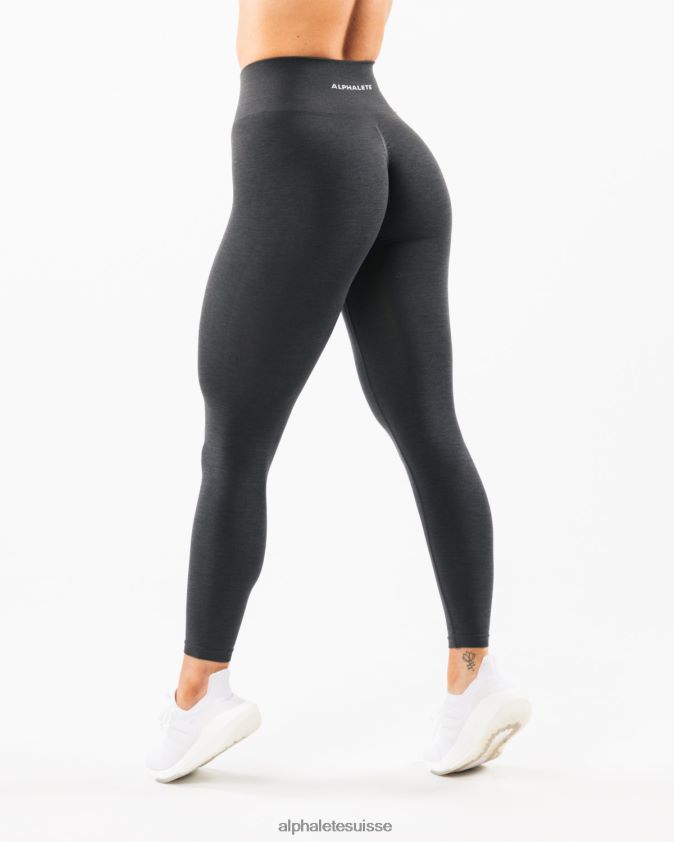 femmes vêtements 46FZDN432 Alphalete amplifier le legging gris ombre