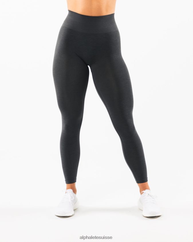 femmes vêtements 46FZDN432 Alphalete amplifier le legging gris ombre