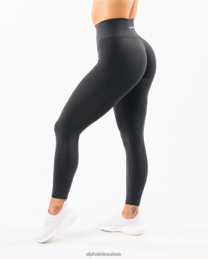 femmes vêtements 46FZDN432 Alphalete amplifier le legging gris ombre