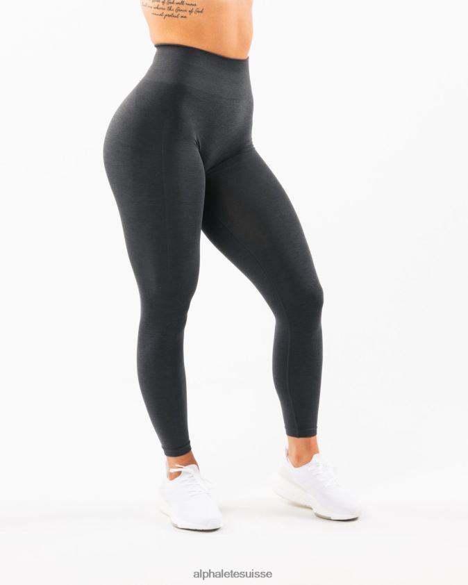 femmes vêtements 46FZDN432 Alphalete amplifier le legging gris ombre