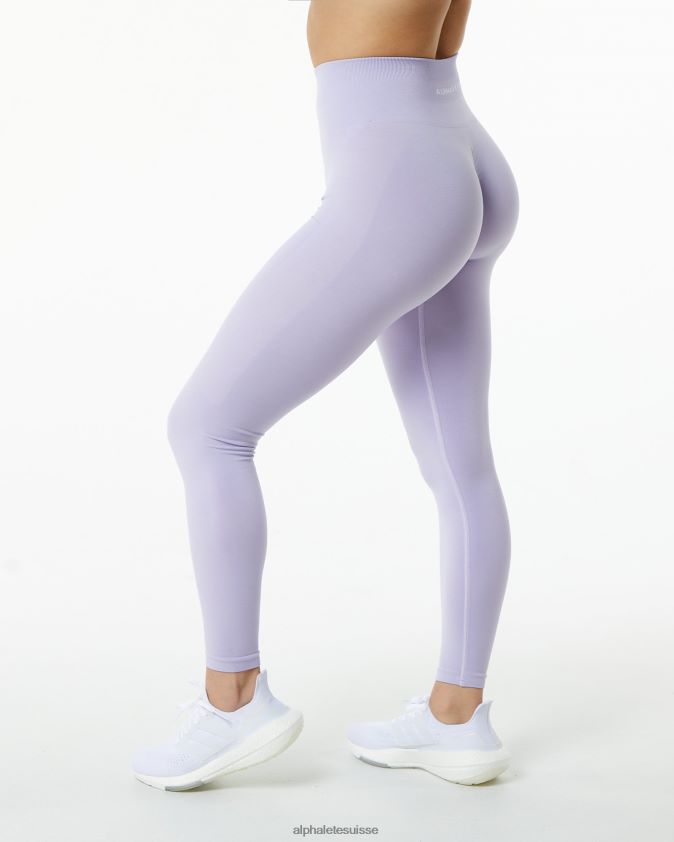 femmes vêtements 46FZDN440 Alphalete amplifier le legging violet lilas brumeux