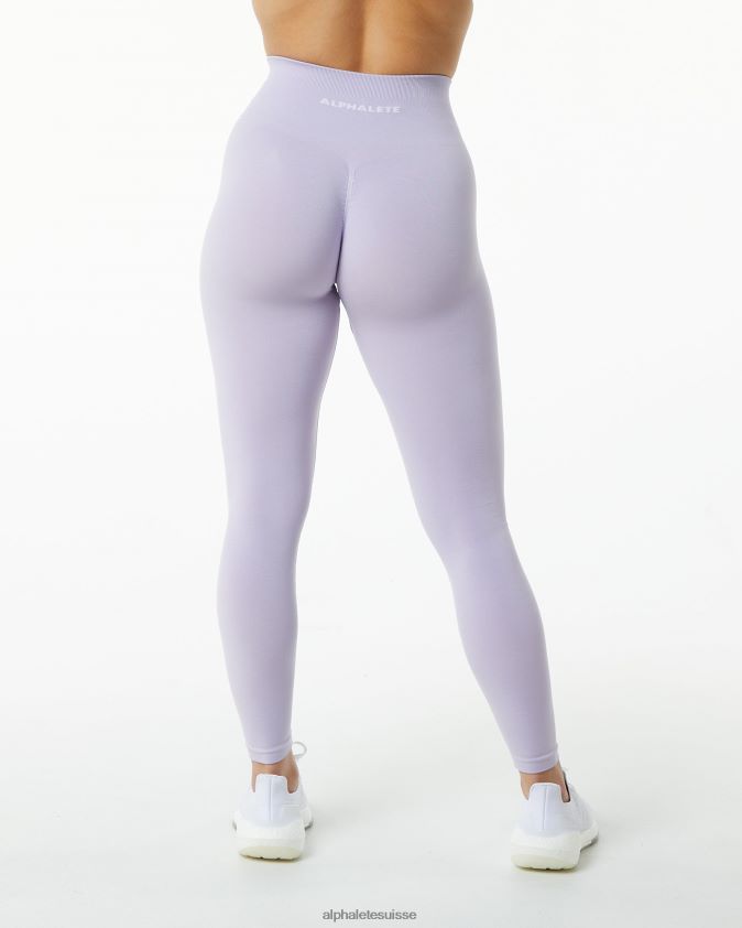 femmes vêtements 46FZDN440 Alphalete amplifier le legging violet lilas brumeux