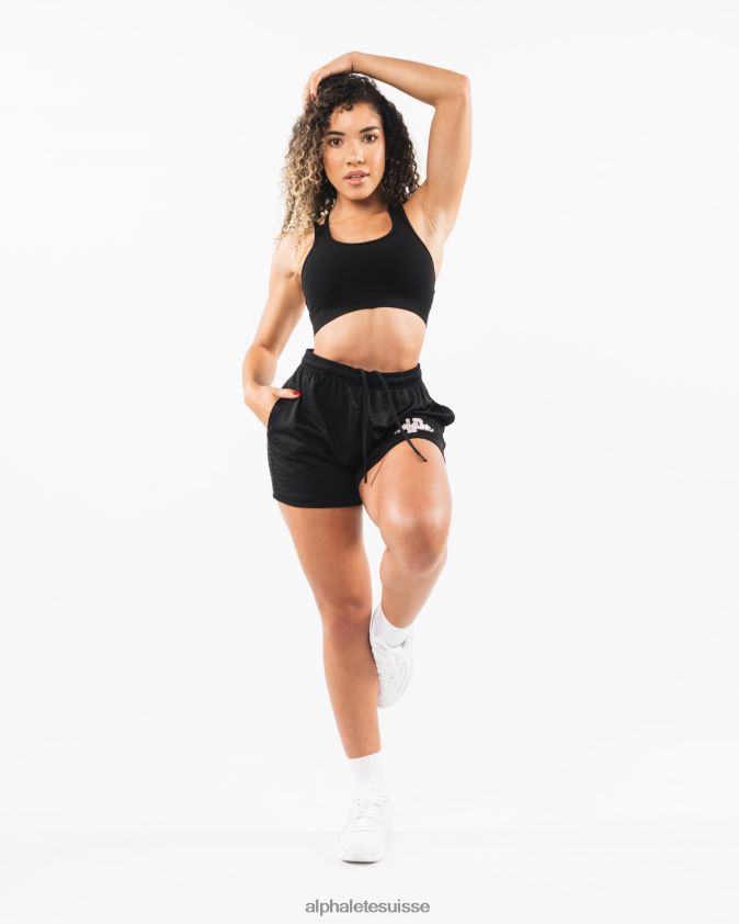 femmes vêtements 46FZDN306 Alphalete short en maille signature 4