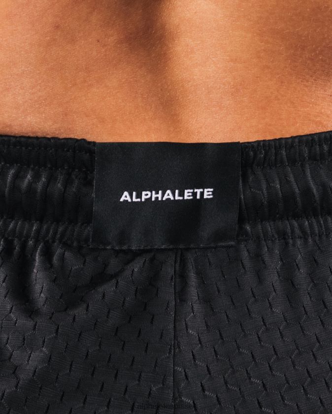 femmes vêtements 46FZDN306 Alphalete short en maille signature 4