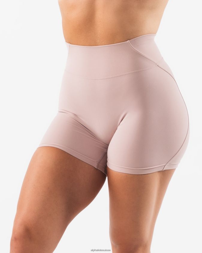 femmes vêtements 46FZDN307 Alphalete aura court 5" marron porcelaine