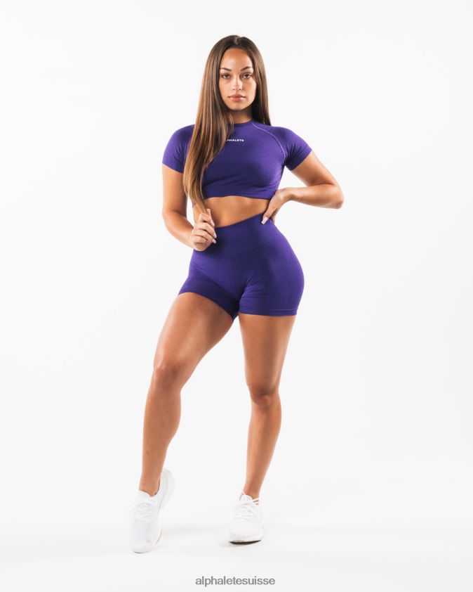 femmes vêtements 46FZDN321 Alphalete amplifier court 4,5