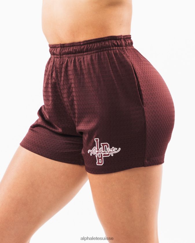 femmes vêtements 46FZDN326 Alphalete short en maille signature 4