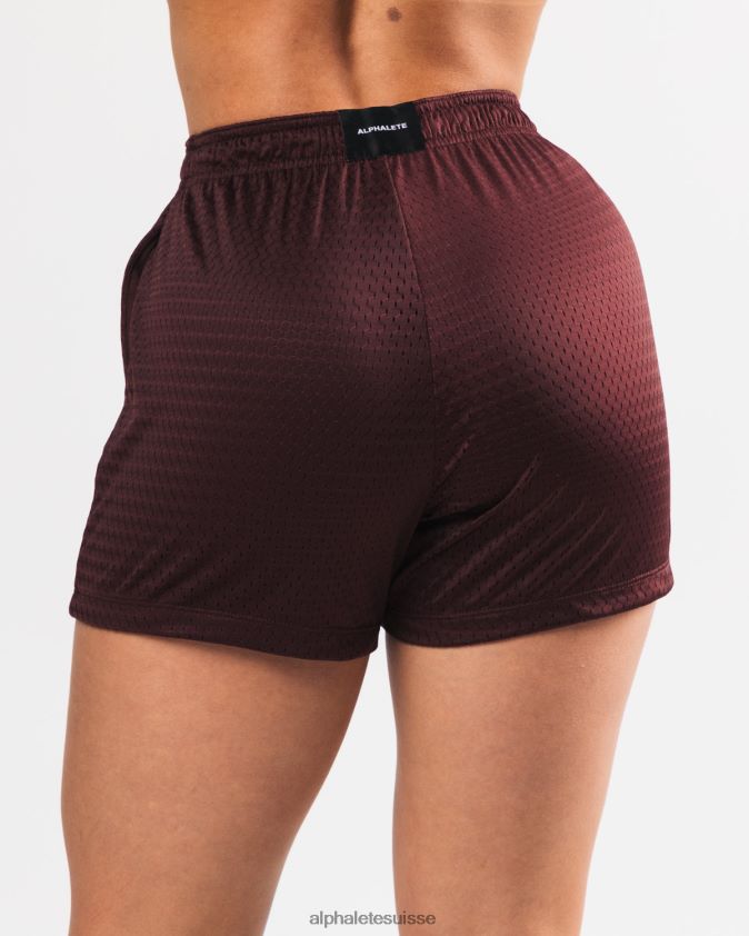 femmes vêtements 46FZDN326 Alphalete short en maille signature 4