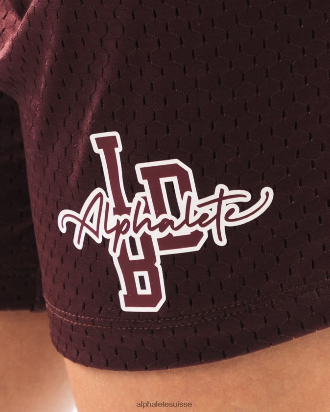 femmes vêtements 46FZDN326 Alphalete short en maille signature 4