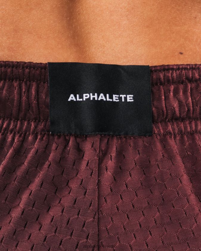 femmes vêtements 46FZDN326 Alphalete short en maille signature 4