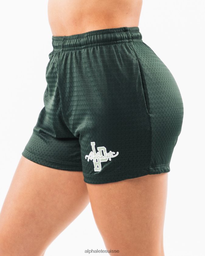 femmes vêtements 46FZDN327 Alphalete short en maille signature 4