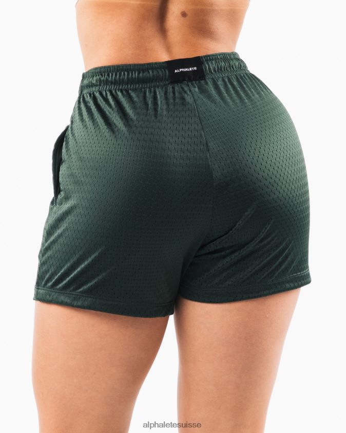 femmes vêtements 46FZDN327 Alphalete short en maille signature 4