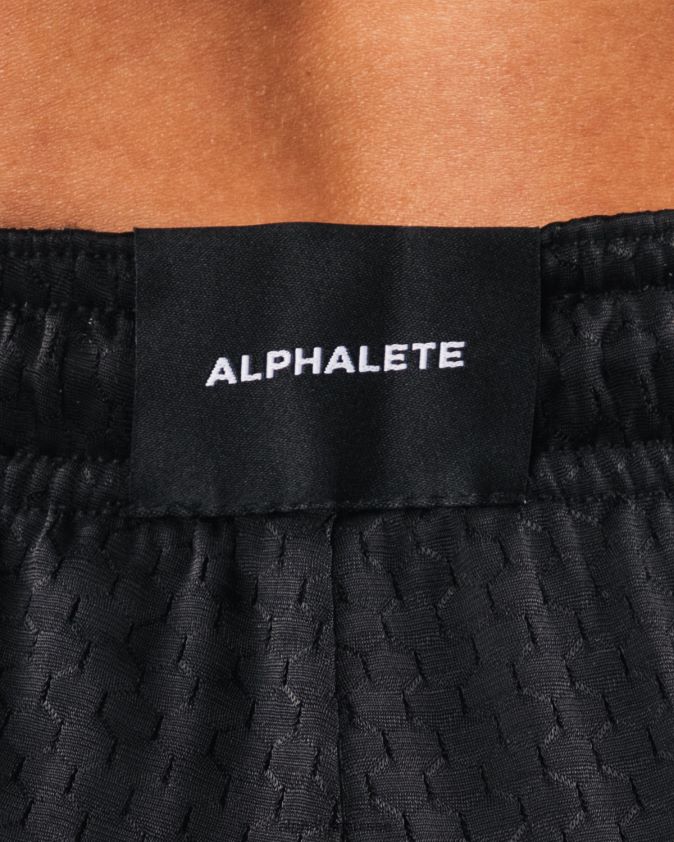 femmes vêtements 46FZDN329 Alphalete short en maille signature 4