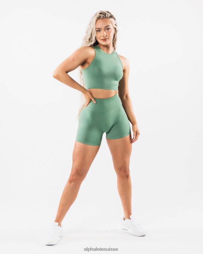 femmes vêtements 46FZDN330 Alphalete amplifier court 4,5