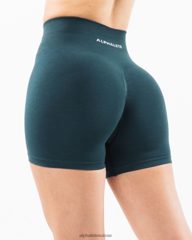 femmes vêtements 46FZDN342 Alphalete amplifier court 4,5" bleu nuit