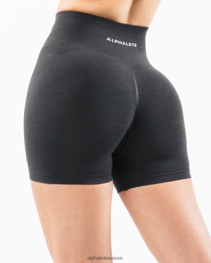 femmes vêtements 46FZDN344 Alphalete amplifier court 4,5" gris ombre