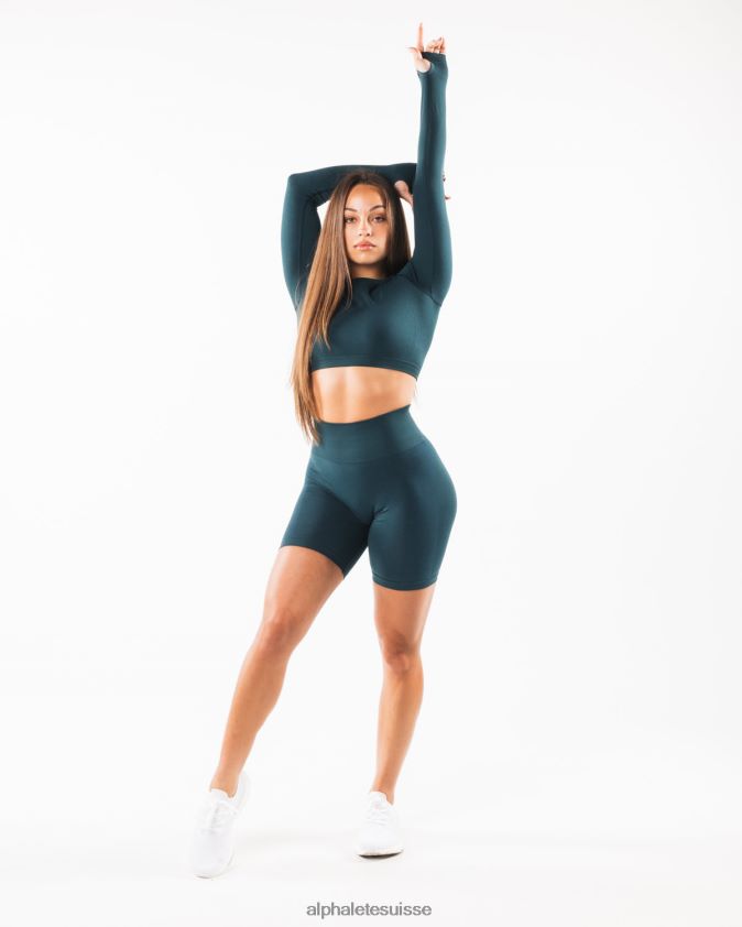 femmes vêtements 46FZDN357 Alphalete amplifier court 6,5