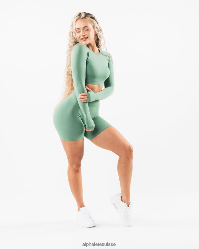 femmes vêtements 46FZDN359 Alphalete amplifier court 6,5