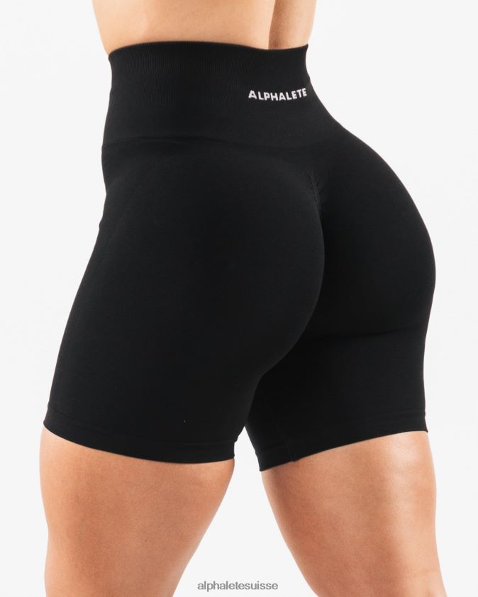 femmes vêtements 46FZDN363 Alphalete amplifier court 6,5" noir