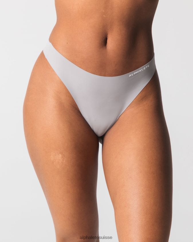 femmes vêtements 46FZDN467 Alphalete string sans couture 3pk gris moyen/marine/noir