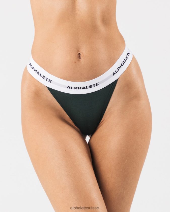 femmes vêtements 46FZDN472 Alphalete string aigu vert persistant