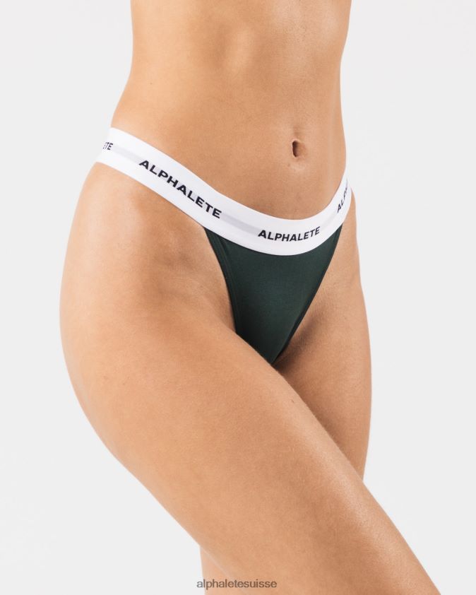 femmes vêtements 46FZDN472 Alphalete string aigu vert persistant