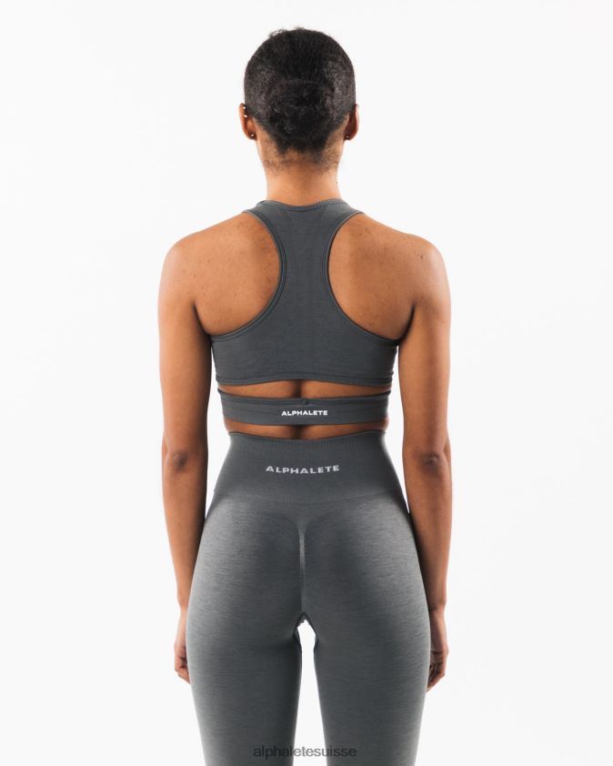 femmes vêtements 46FZDN112 Alphalete soutien-gorge stratus gris fumée