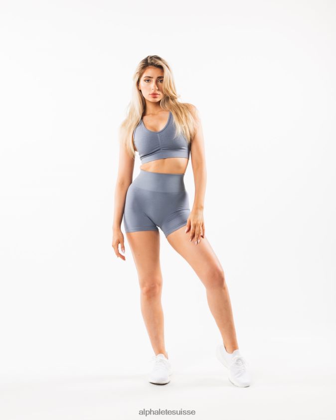 femmes vêtements 46FZDN17 Alphalete amplifier le soutien-gorge eau calme bleue