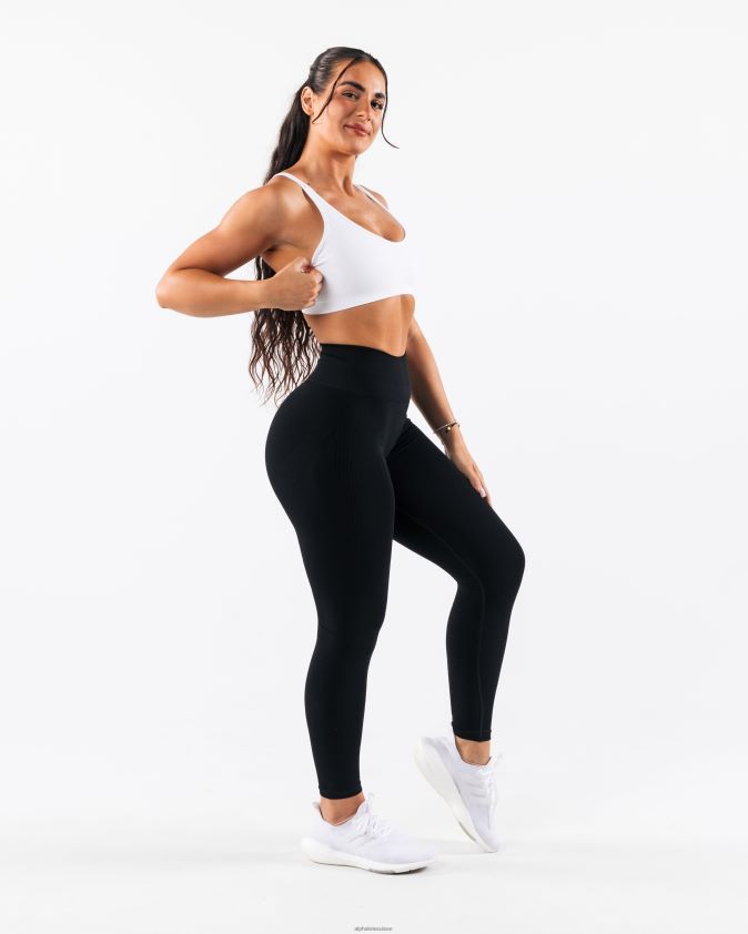 femmes vêtements 46FZDN1 Alphalete amplifier le soutien-gorge Excel blanc