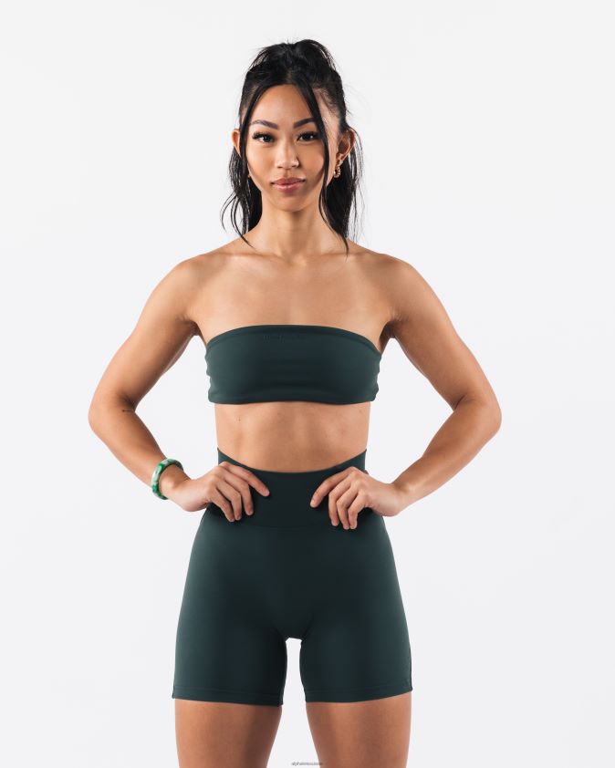 femmes vêtements 46FZDN32 Alphalete bandeau aura vert cyprès