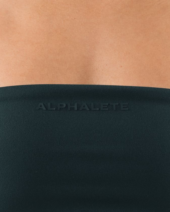 femmes vêtements 46FZDN32 Alphalete bandeau aura vert cyprès