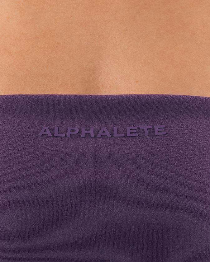 femmes vêtements 46FZDN33 Alphalete bandeau aura aster violet